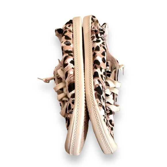 Time & Tru Leopard Print Scrunch Back Slip On Memory Foam‎ Sneakers Sz 7.5 - Picture 4 of 10